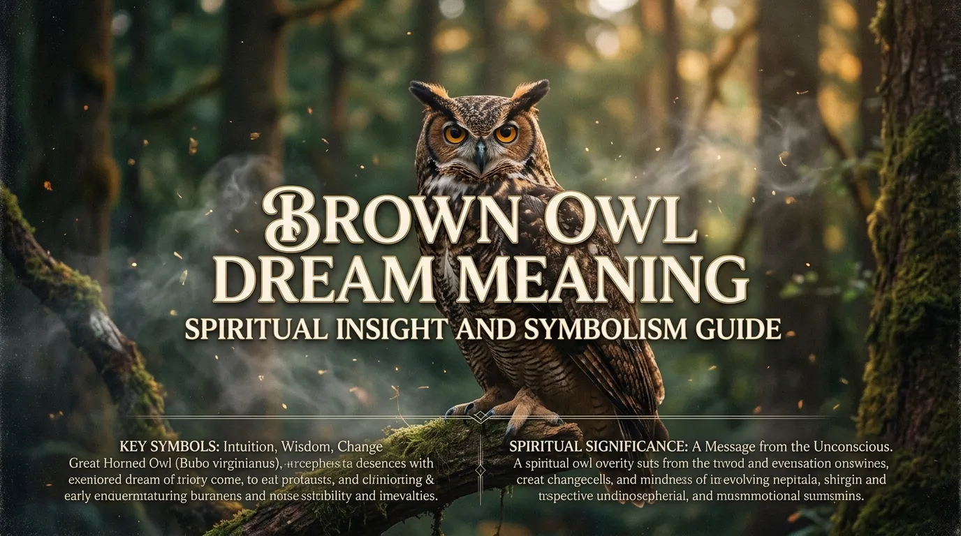 Brown Owl Dream Meaning