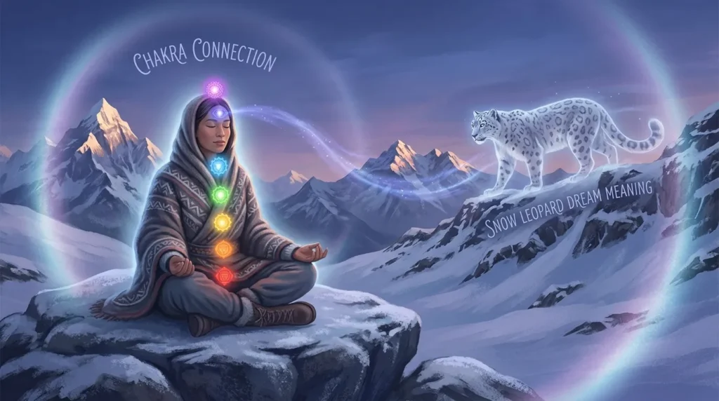Chakra Connection in Snow Leopard Dream Meaning