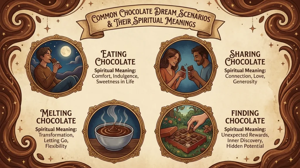 Common Chocolate Dream Scenarios and Their Spiritual Meanings