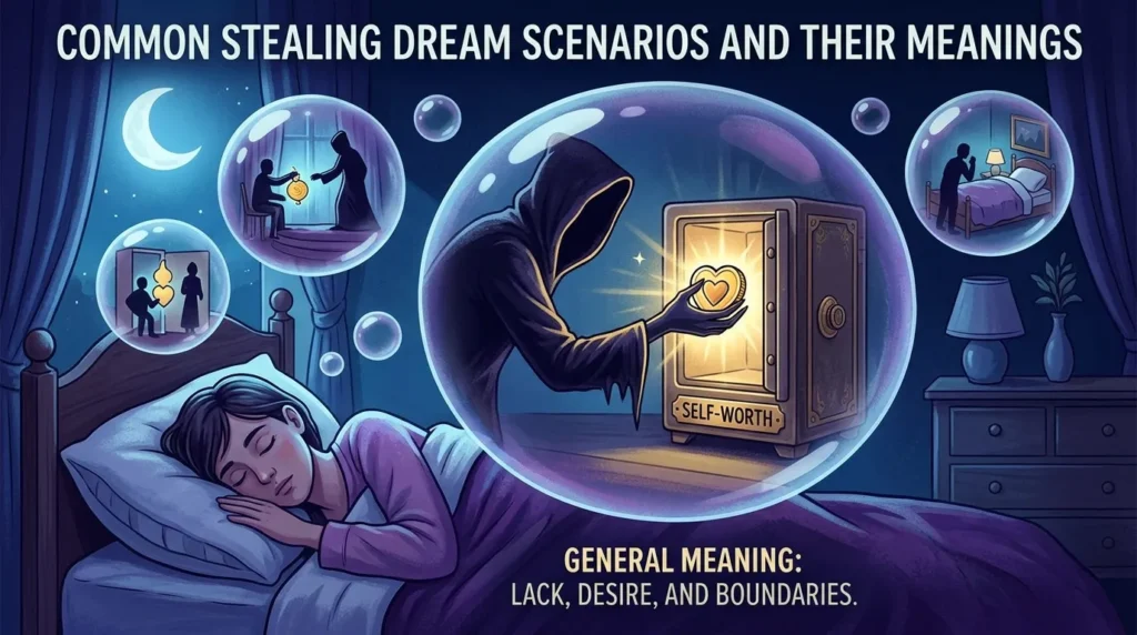 Common Stealing Dream Scenarios and Their Meanings