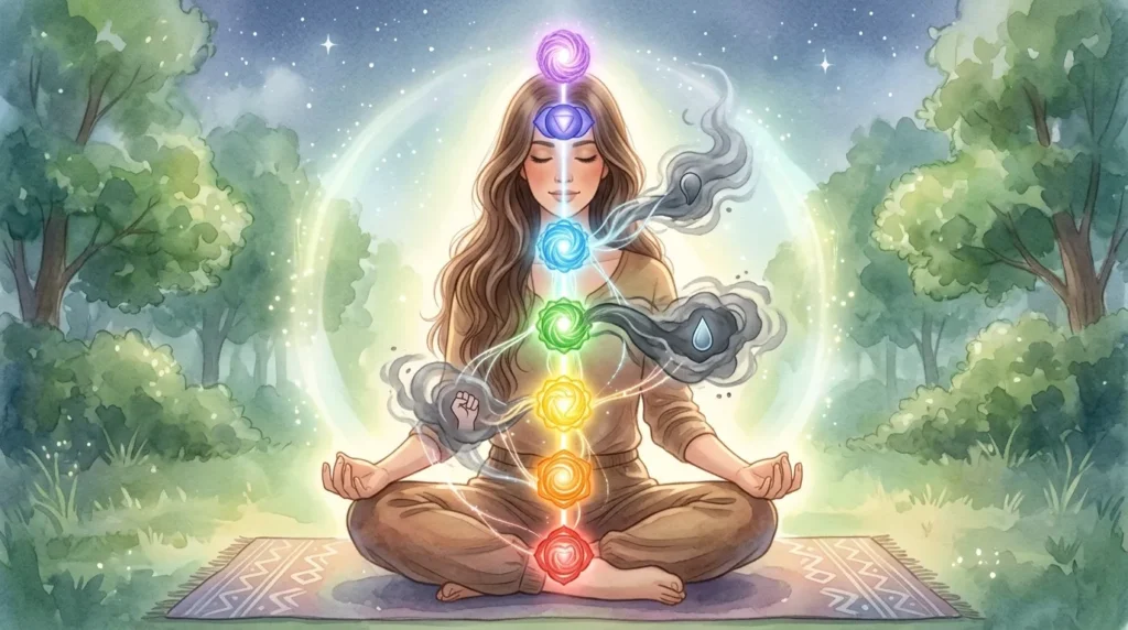 Connection to Chakras and Emotional Blockages