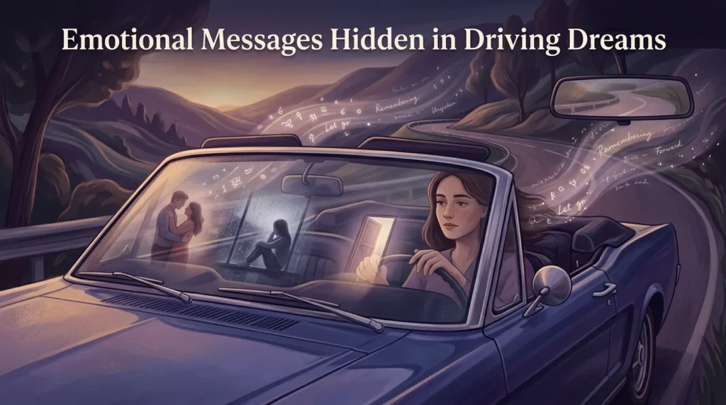 Emotional Messages Hidden in Driving Dreams
