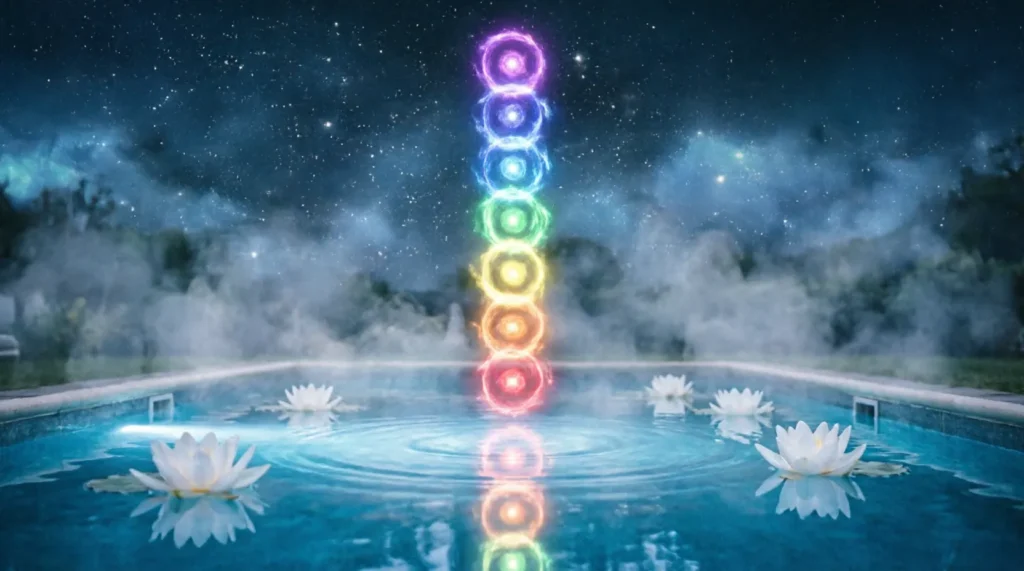 🔮 Pool Dreams and Chakras: Emotional & Energy Connections