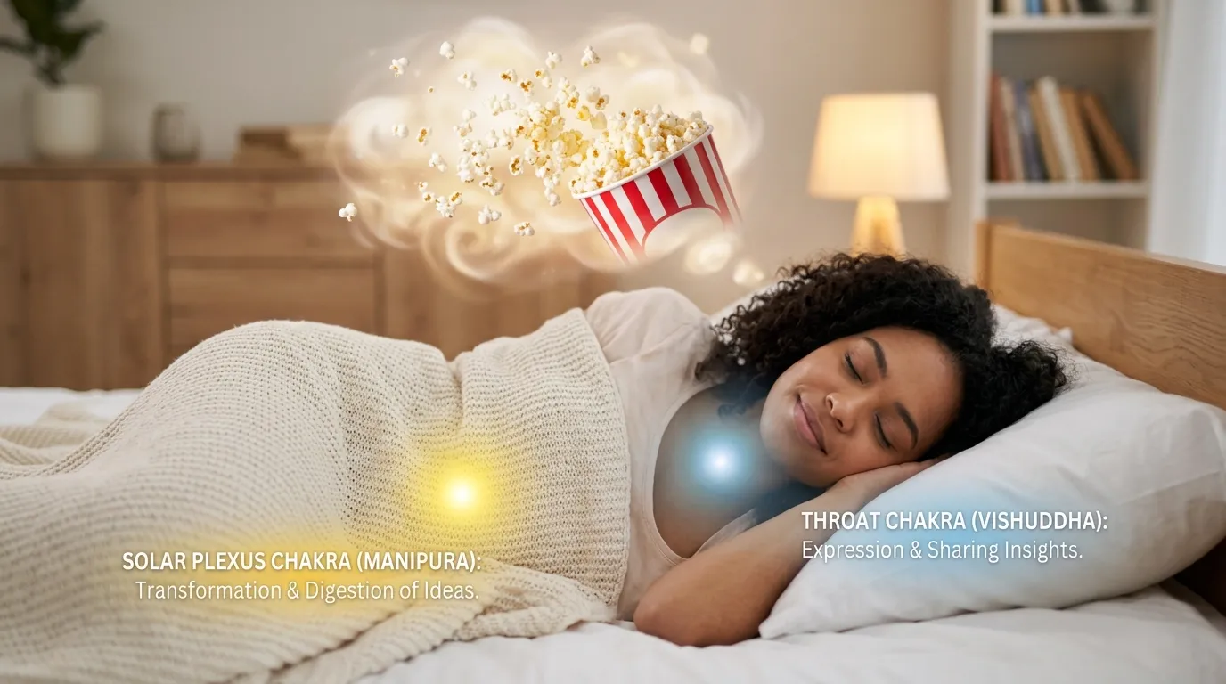 Popcorn dream meaning and chakra connections