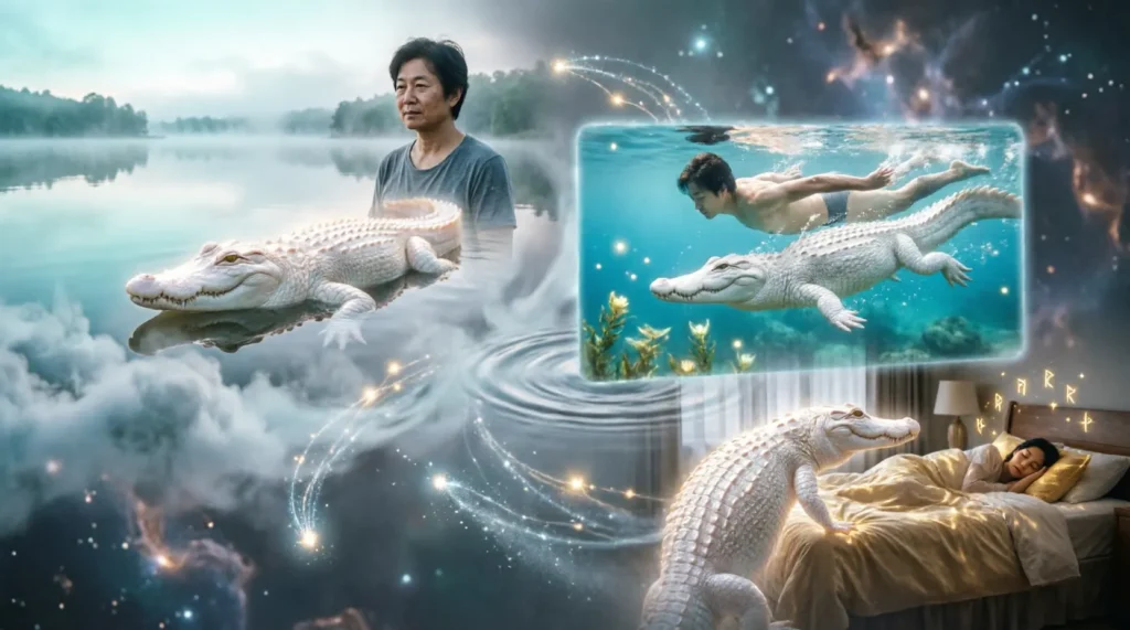 Real-life examples of white alligator dream experiences