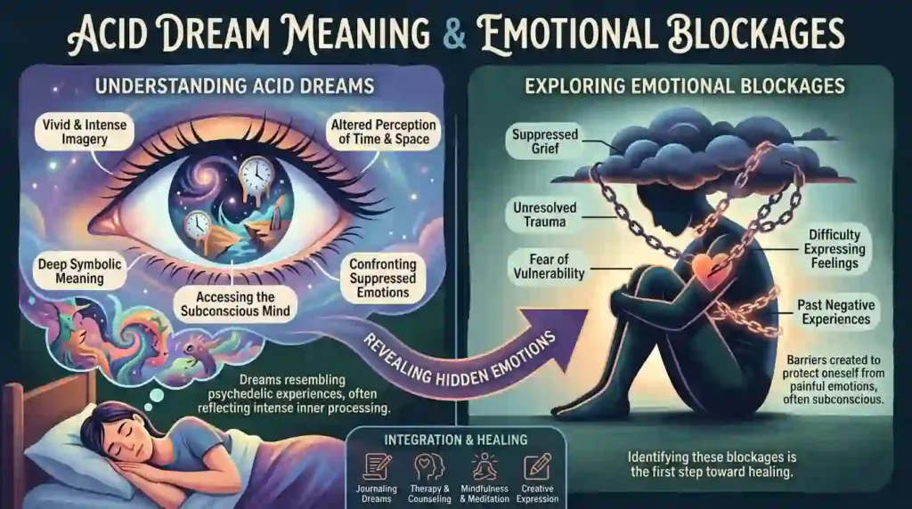 Acid Dream Meaning and Emotional Blockages