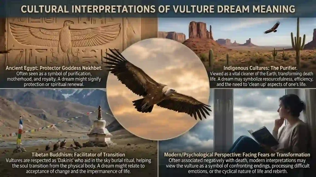 Cultural Interpretations of Vulture Dream Meaning