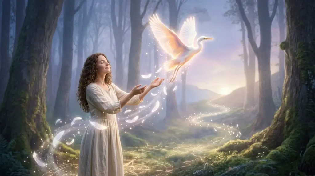 Emotional and life-path meaning of white bird dreams