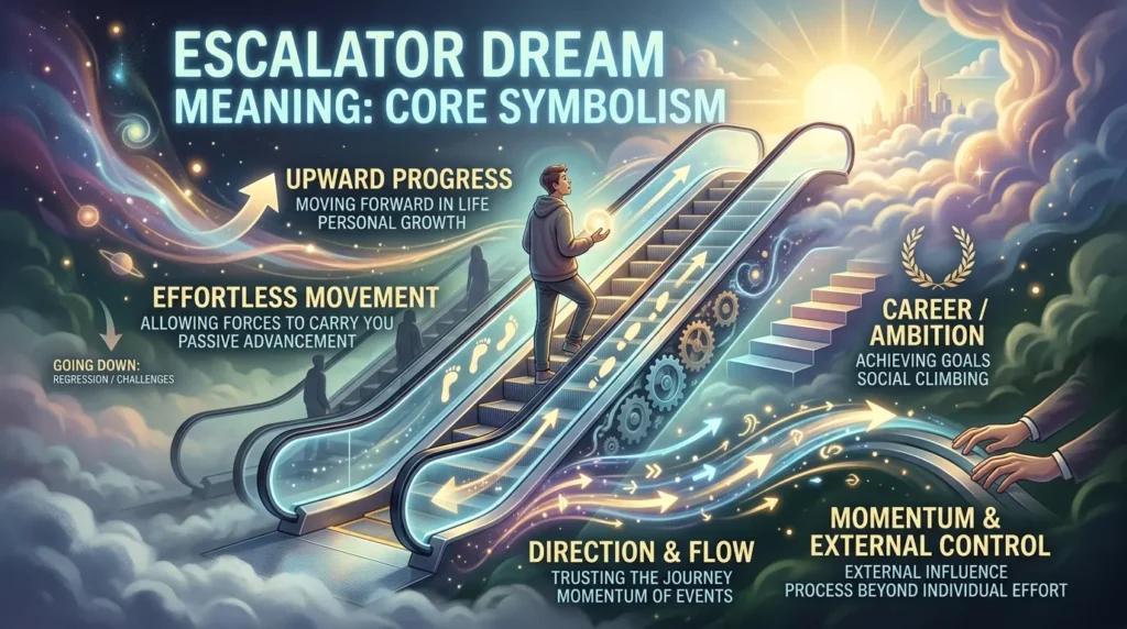 Escalator Dream Meaning: Core Symbolism