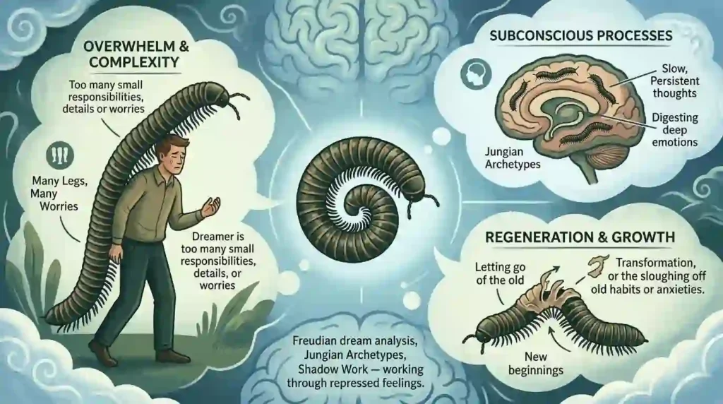 Millipede Dream Meaning in Psychology