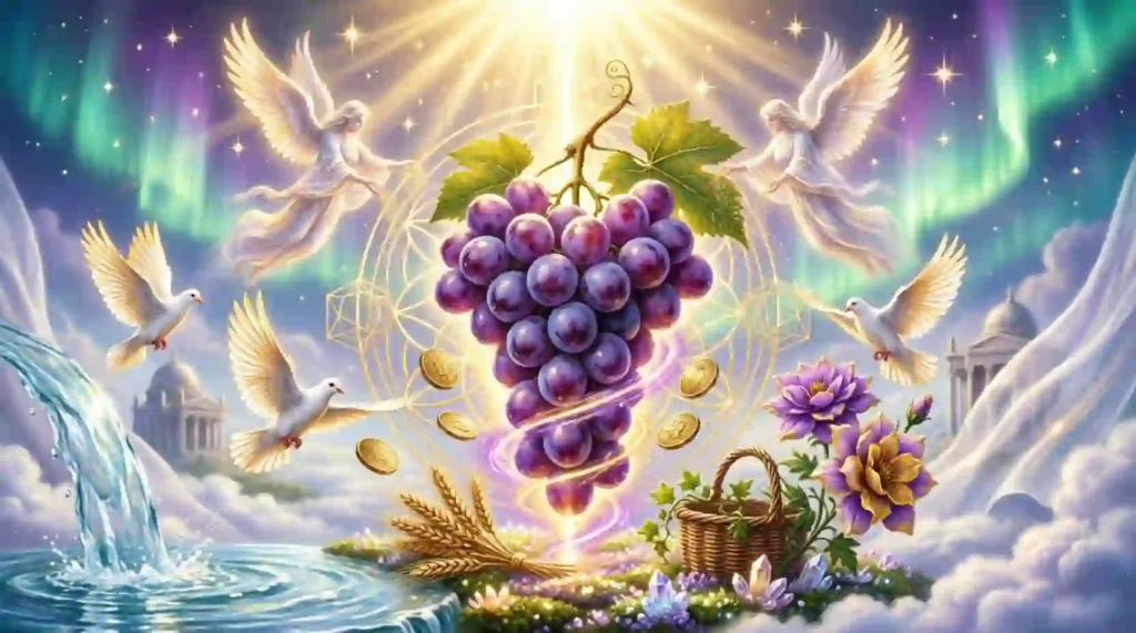 Positive Spiritual Messages Behind Purple Grapes Dreams
