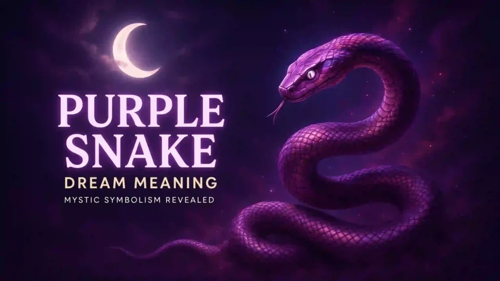 Purple Snake Dream Meaning in Psychology and Spirituality