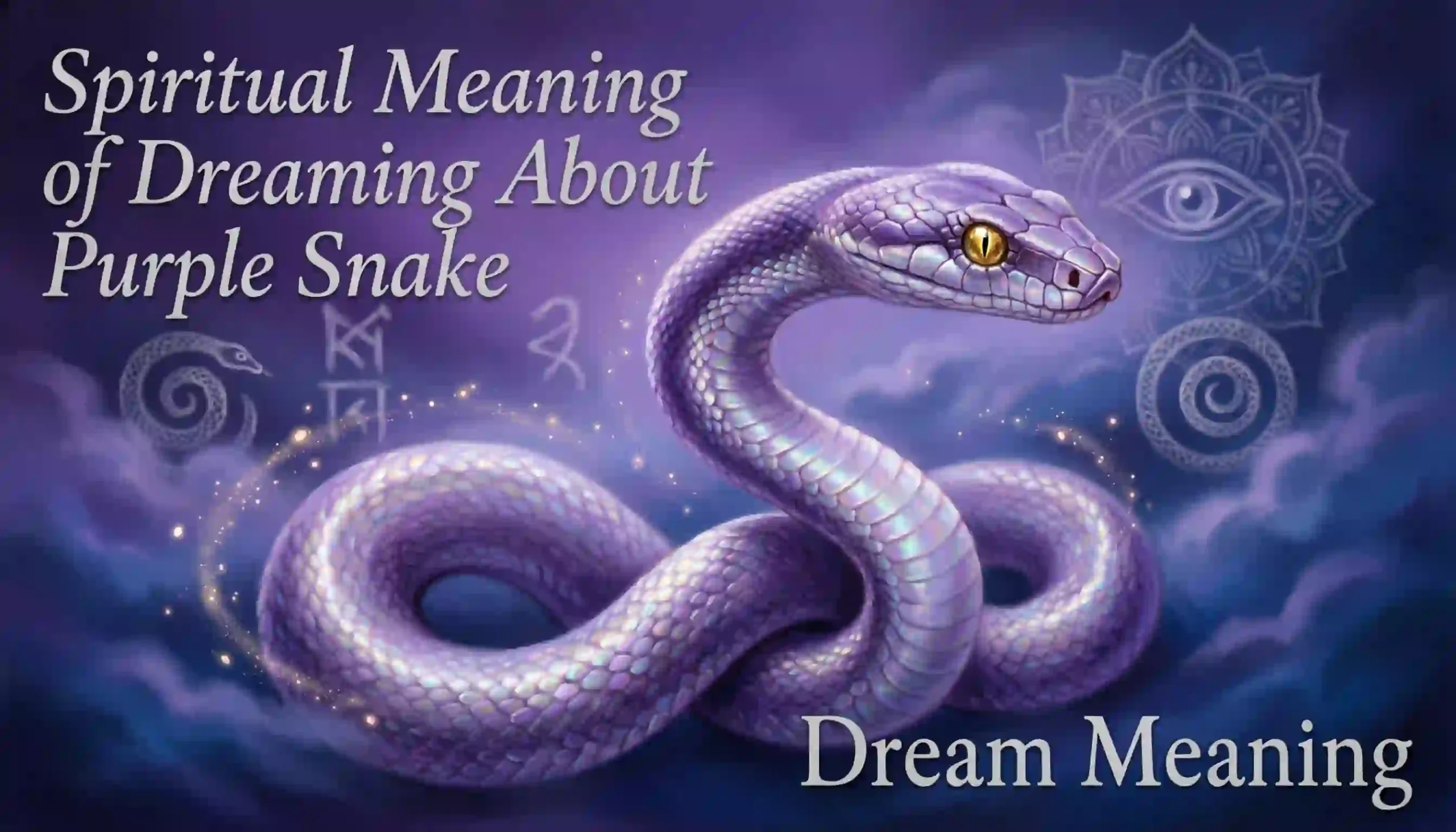 Purple Snake Dream Meaning
