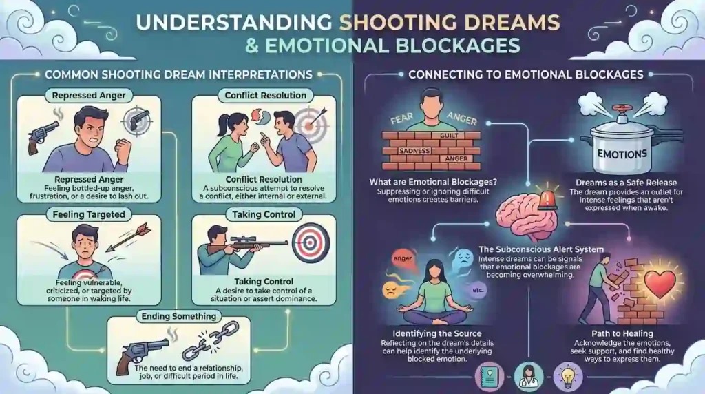 Shooting Dream Meaning and Emotional Blockages
