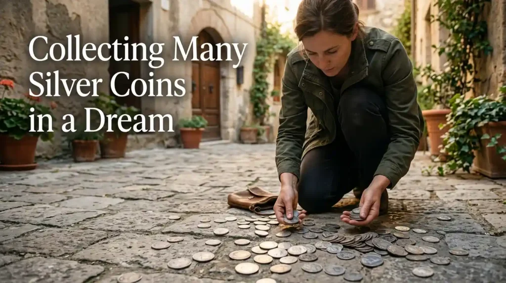 Collecting Many Silver Coins in a Dream