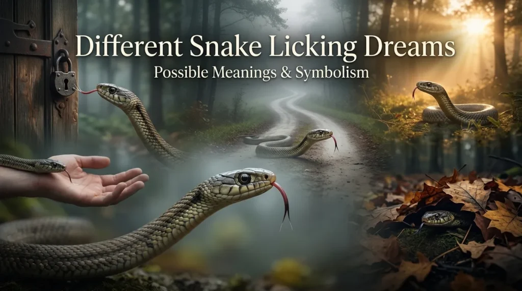 Different Snake Licking Dreams and Their Possible Meanings