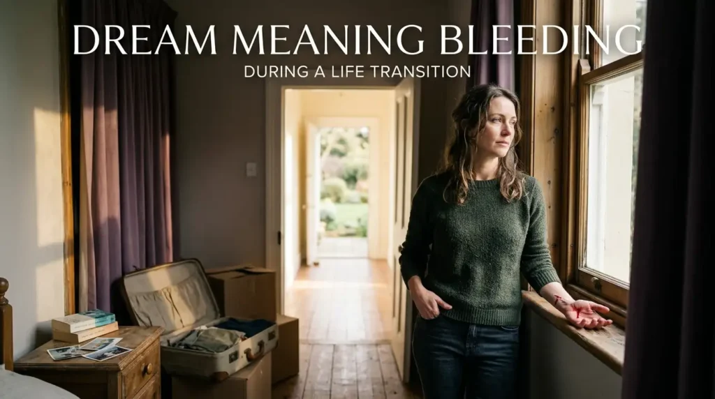Dream Meaning Bleeding During a Life Transition