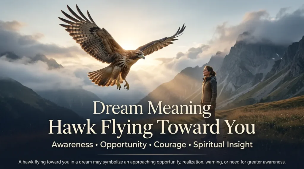 Dream Meaning Hawk Flying Toward You