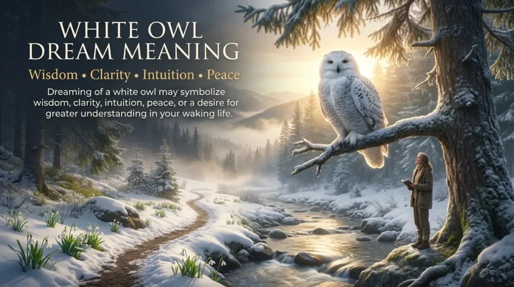 Dream Meaning of a White Owl