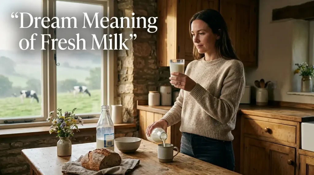 Dream Meaning of Fresh Milk
