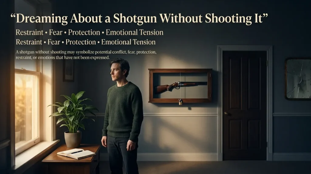 Dreaming About a Shotgun Without Shooting It