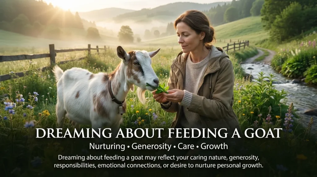 Dreaming About Feeding a Goat
