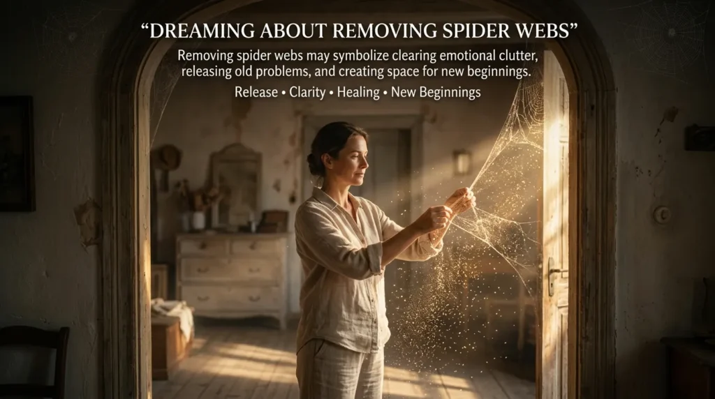 Dreaming About Removing Spider Webs