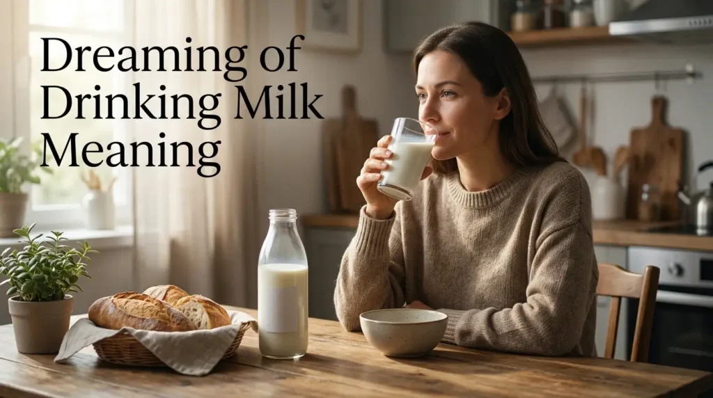 Dreaming of Drinking Milk Meaning