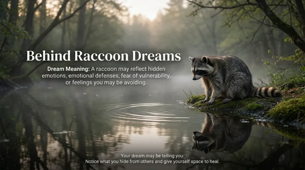 Emotional Blockages Behind Raccoon Dreams