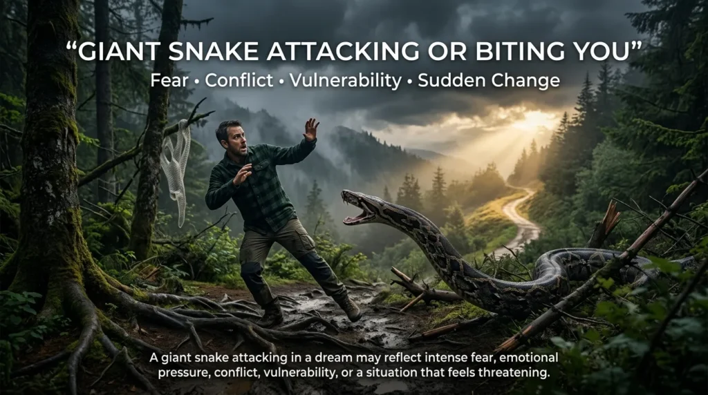 Giant Snake Attacking or Biting You