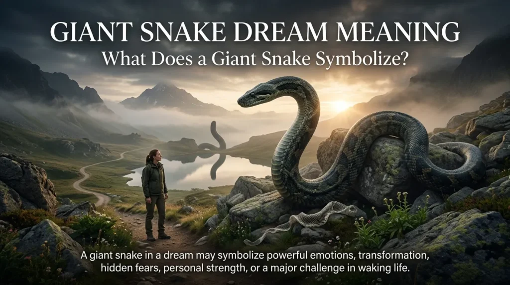 Giant Snake Dream Meaning: What Does a Giant Snake Symbolize?
