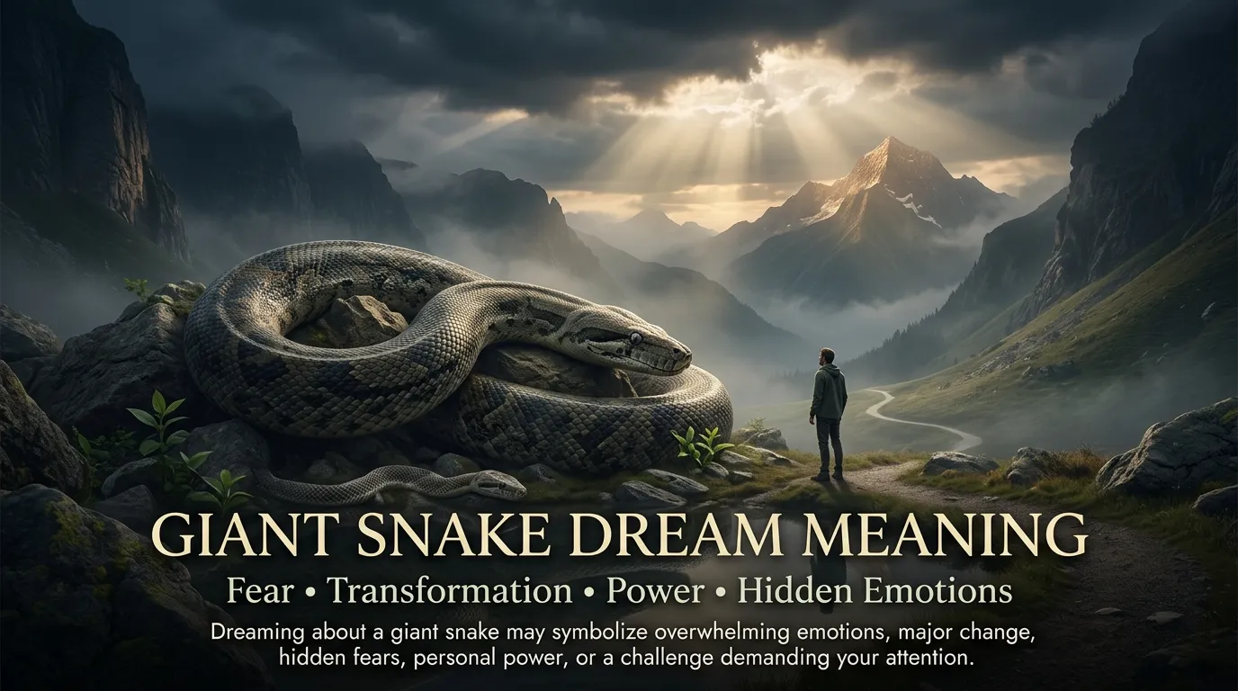 Giant Snake Dream Meaning