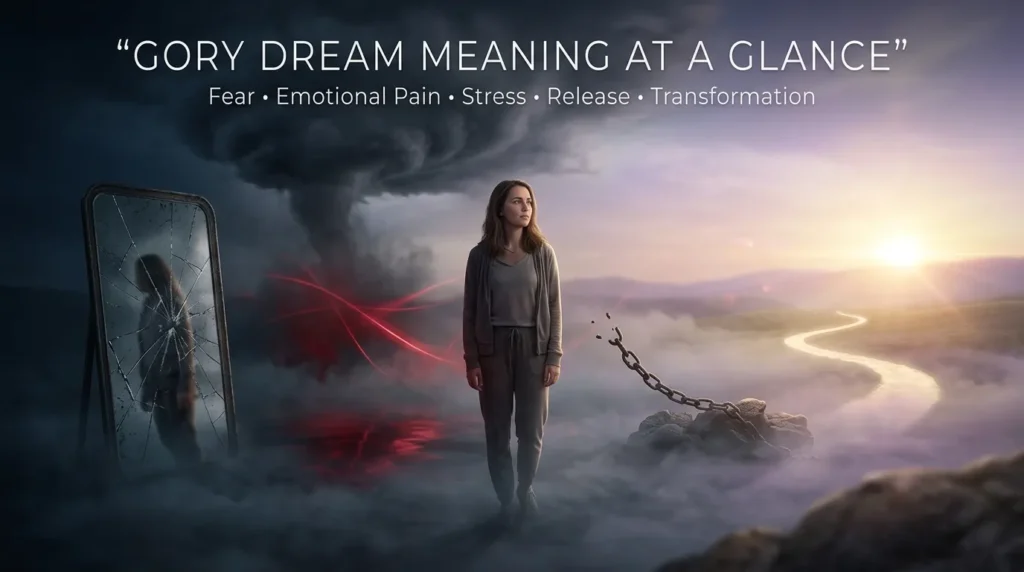Gory Dream Meaning at a Glance