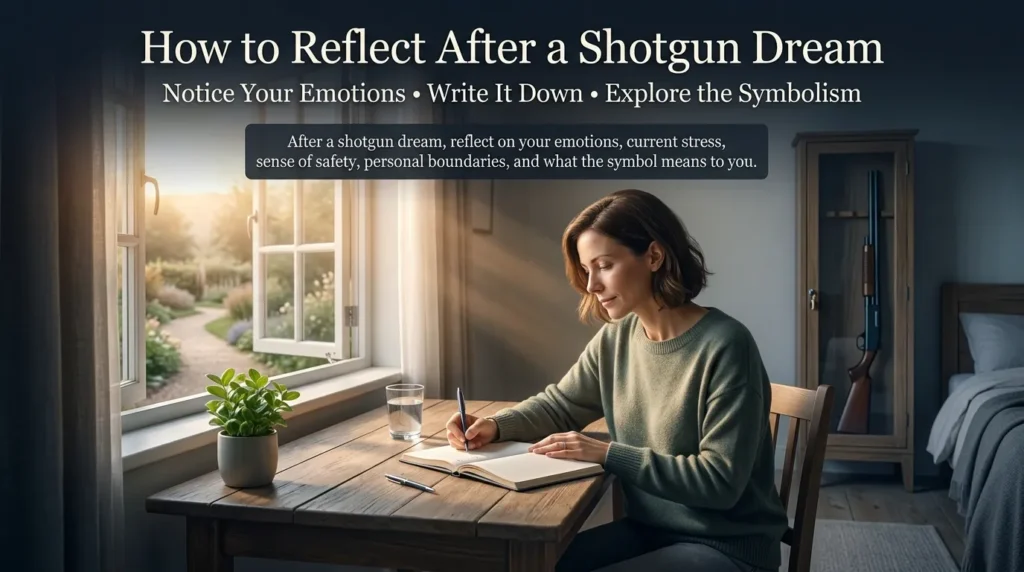 How to Reflect After a Shotgun Dream
