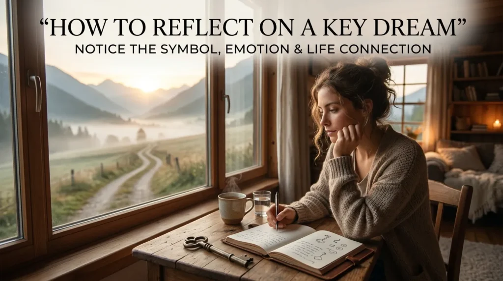 How to Reflect on a Key Dream