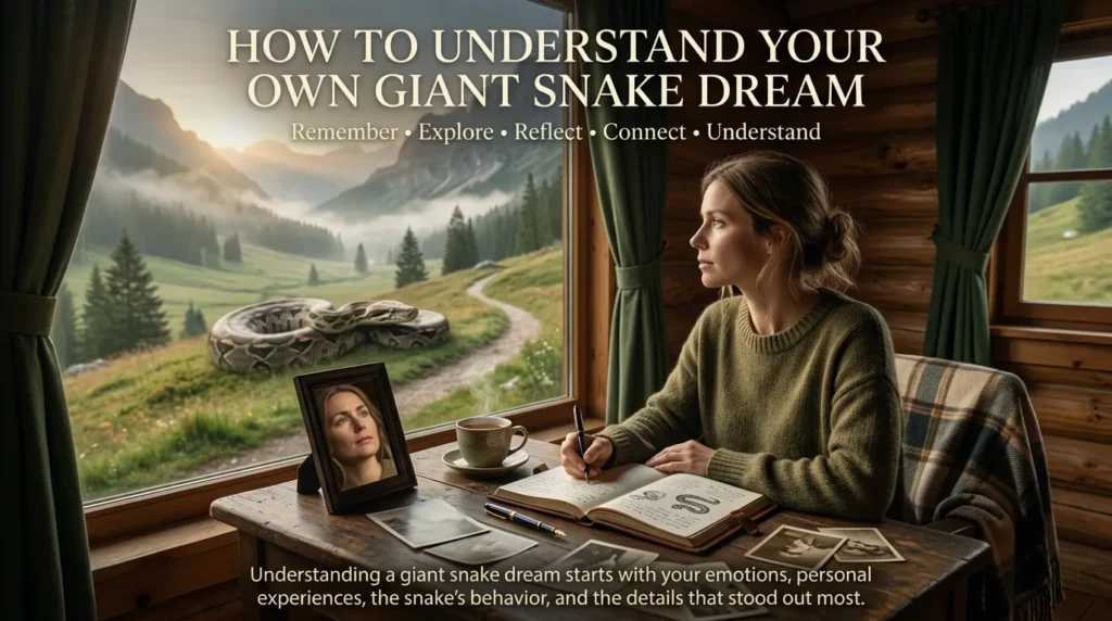 How to Understand Your Own Giant Snake Dream