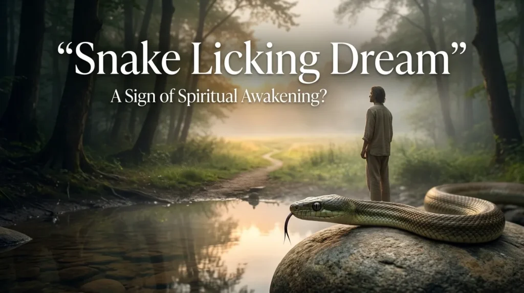 Is a Snake Licking Dream a Sign of Spiritual Awakening?