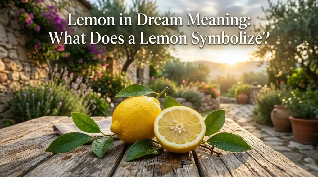 Lemon in Dream Meaning: What Does a Lemon Symbolize?