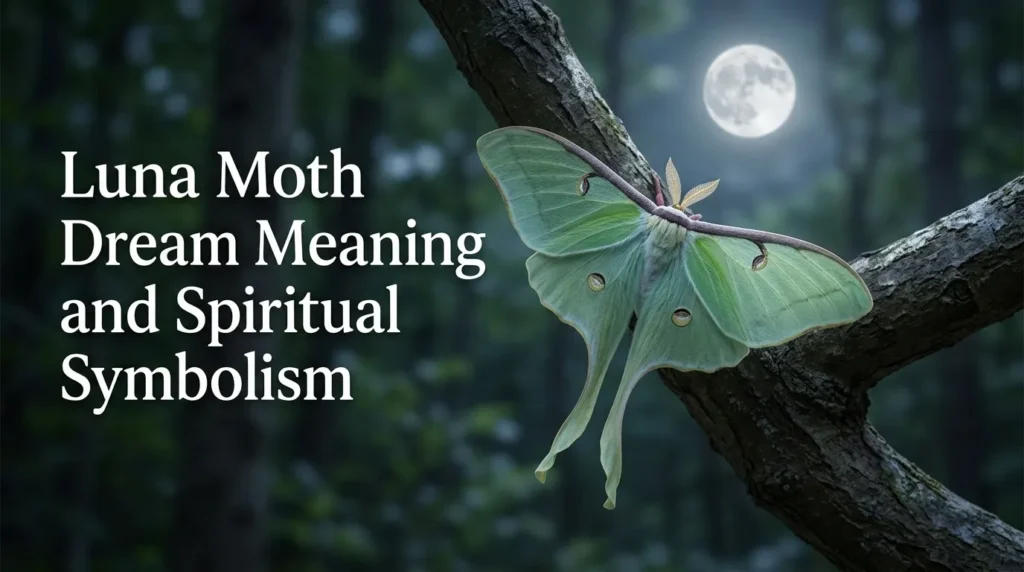 Luna Moth Dream Meaning and Spiritual Symbolism
