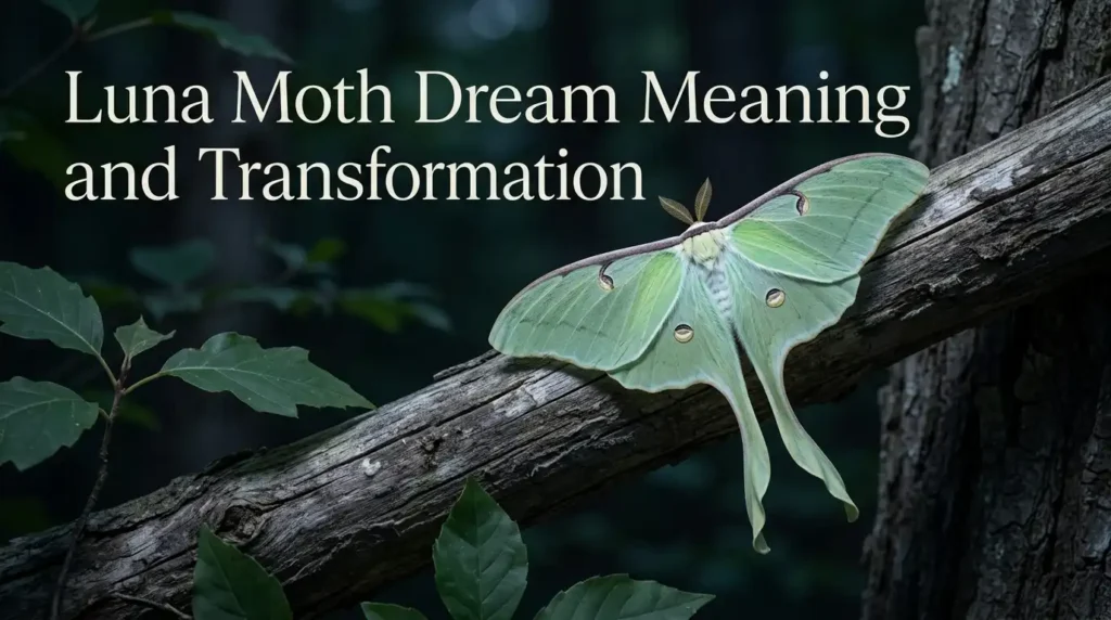 Luna Moth Dream Meaning and Transformation