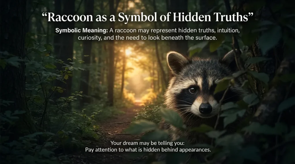 Raccoon as a Symbol of Hidden Truths