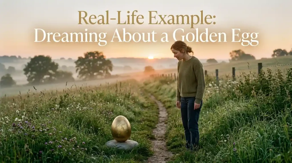 Real-Life Example: Dreaming About a Golden Egg