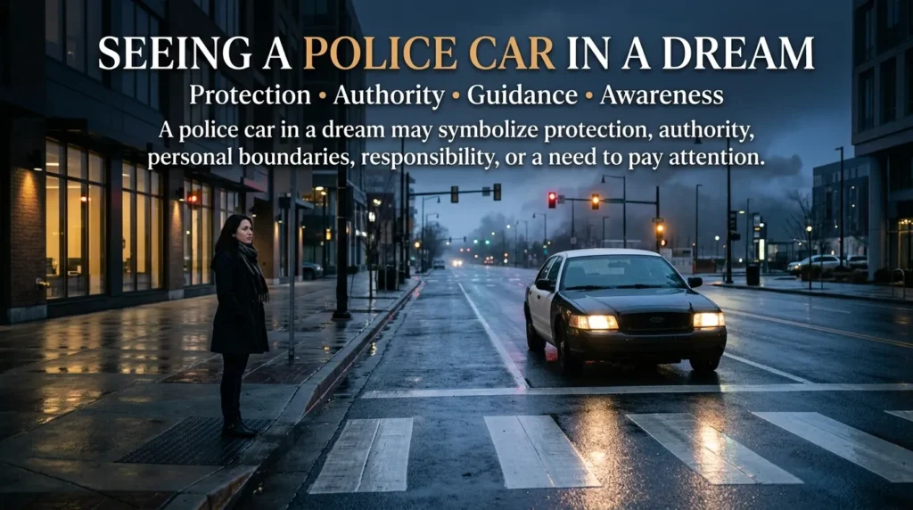 Seeing a Police Car in a Dream