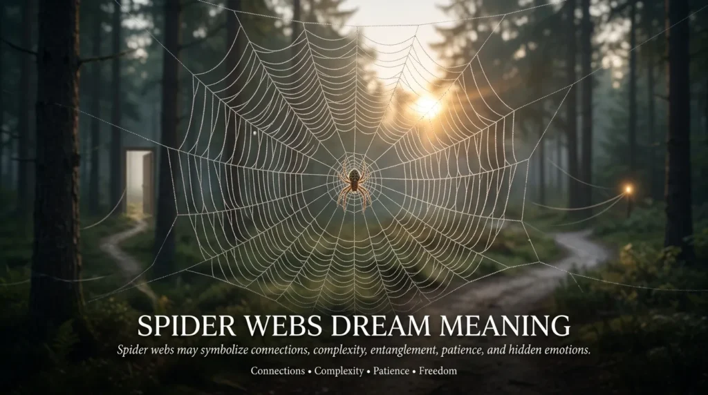 Spider Webs Dream Meaning: The Basic Symbolism