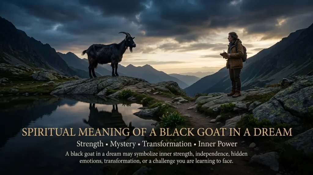 Spiritual Meaning of a Black Goat in a Dream