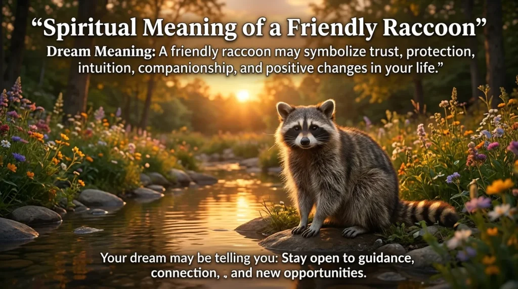Spiritual Meaning of a Friendly Raccoon