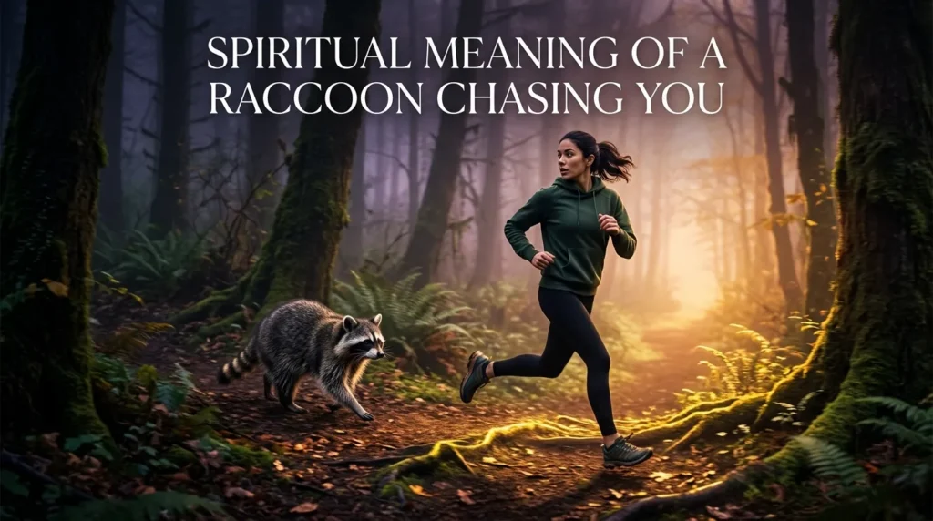 Spiritual Meaning of a Raccoon Chasing You