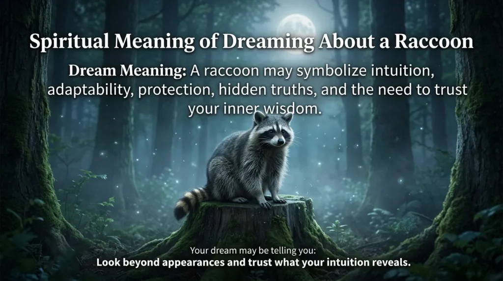 Spiritual Meaning of Dreaming About a Raccoon