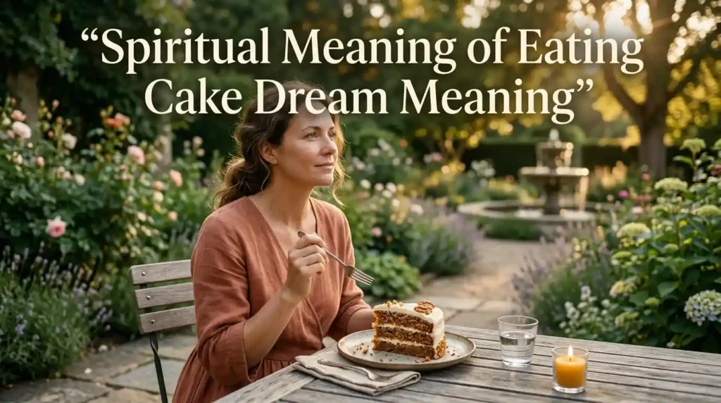Spiritual Meaning of Eating Cake Dream Meaning