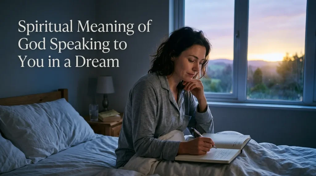 Spiritual Meaning of God Speaking to You in a Dream